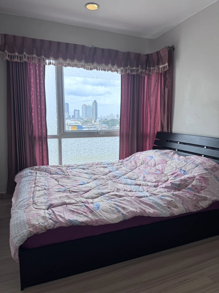 For rent, Bangkok Horizon Ratchada-Thapra, ready to move in room. Fully furnished, convenient to travel