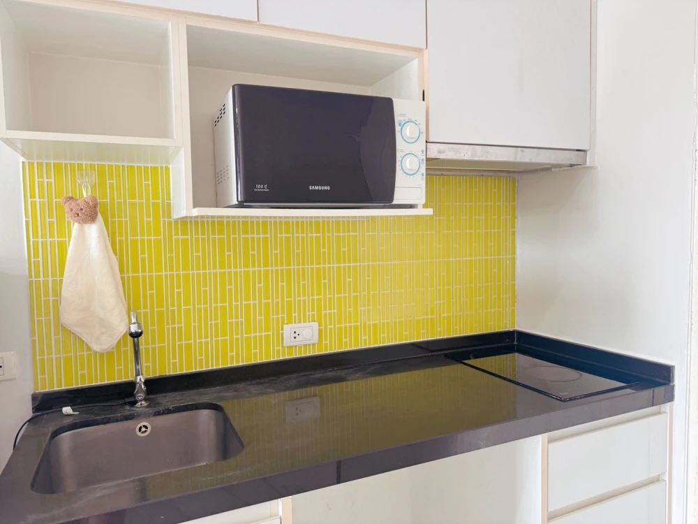 For rent, Bangkok Horizon Ratchada-Thapra, ready to move in room. Fully furnished, convenient to travel