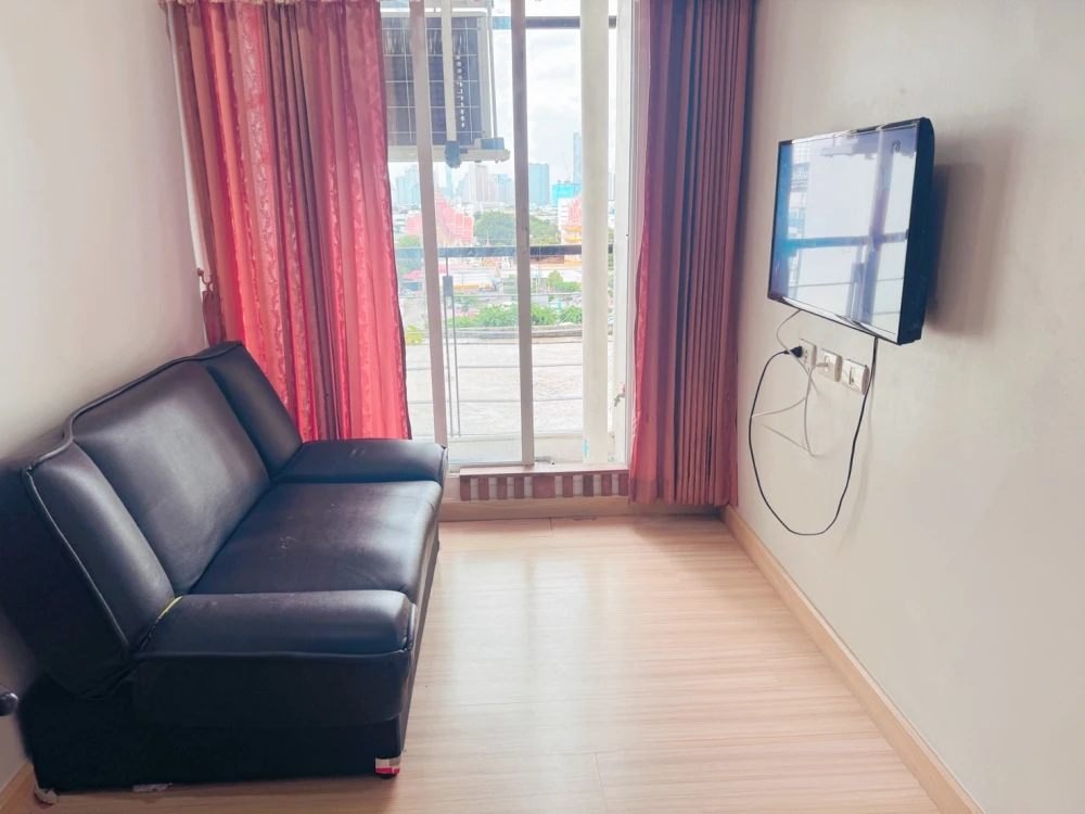 For rent, Bangkok Horizon Ratchada-Thapra, ready to move in room. Fully furnished, convenient to travel
