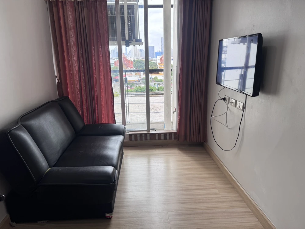 For rent, Bangkok Horizon Ratchada-Thapra, ready to move in room. Fully furnished, convenient to travel