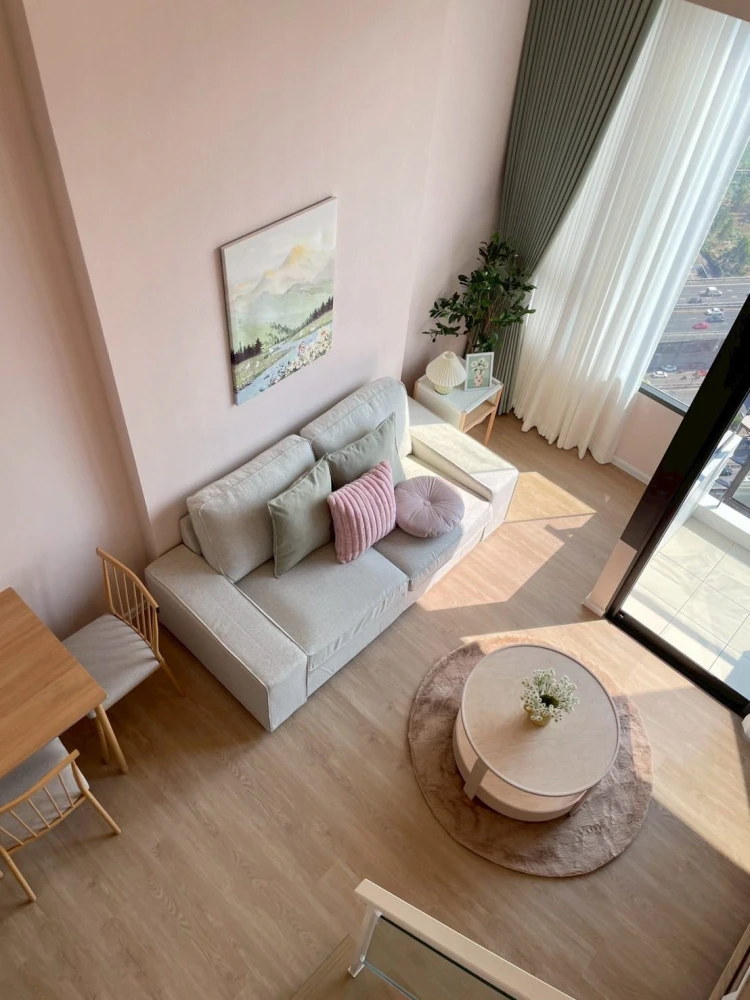 For rent: Landmark @ MRTA Station, DUPLEX unit, high floor, stunning city view, open-plan City View, Full Furniture.