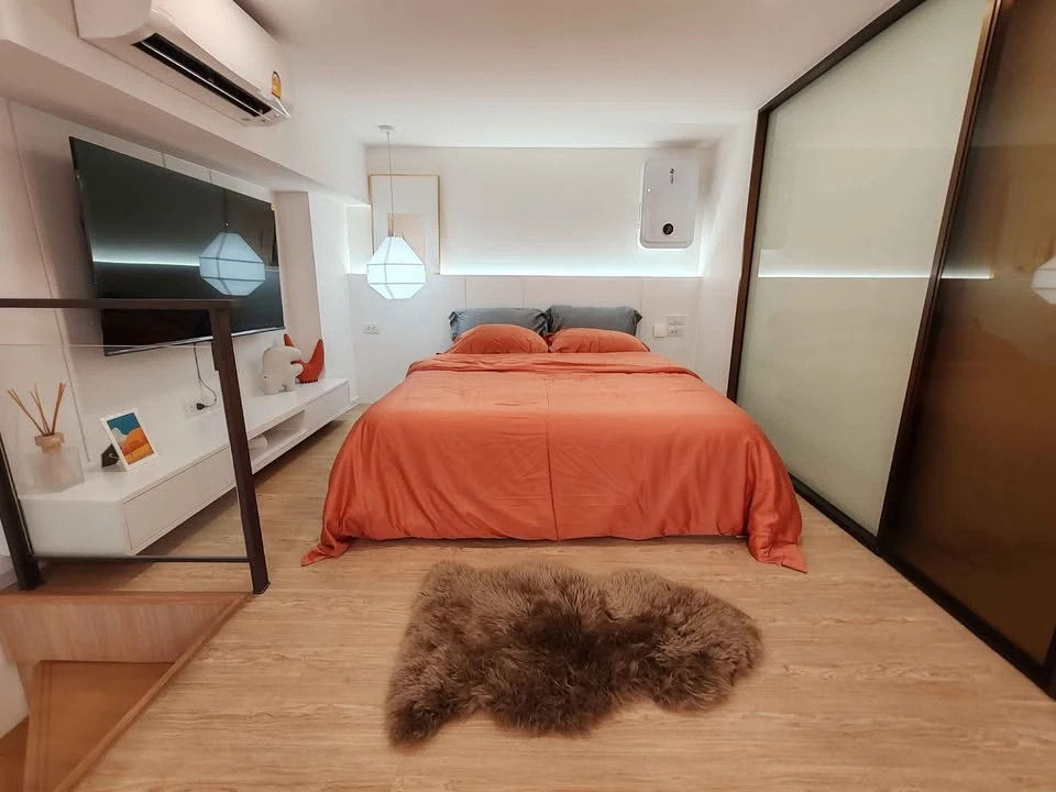 For rent: Landmark at MRT Station, beautiful room, high floor, excellent built-in furniture, complete electrical appliances