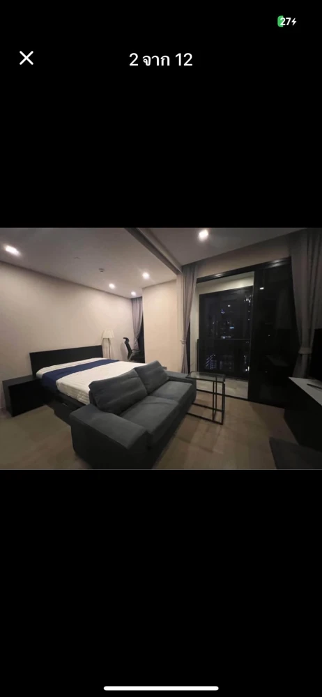 For rent: Ashton Asoke, very beautiful city view. Complete set of furniture Ready to carry just one bag and move in.
