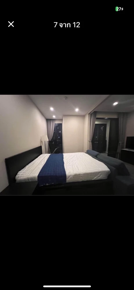 For rent: Ashton Asoke, very beautiful city view. Complete set of furniture Ready to carry just one bag and move in.