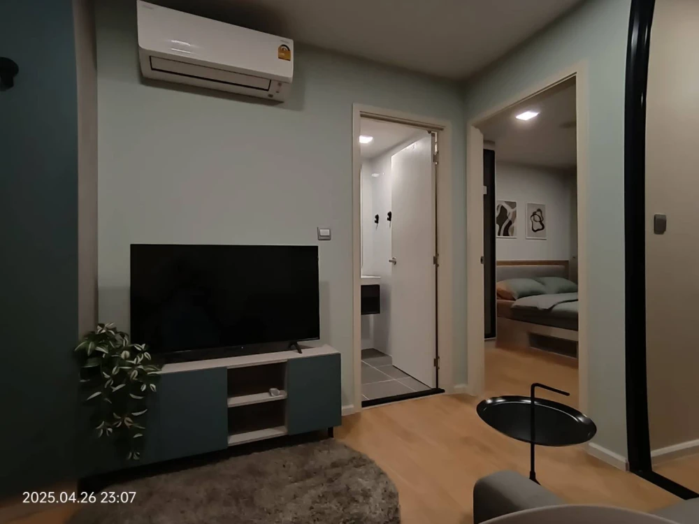 For rent!! Atmoz Canal Rangsit, 2nd floor, Building C, swimming pool view, beautiful room, fully furnished, ready to move in, don't miss it!!