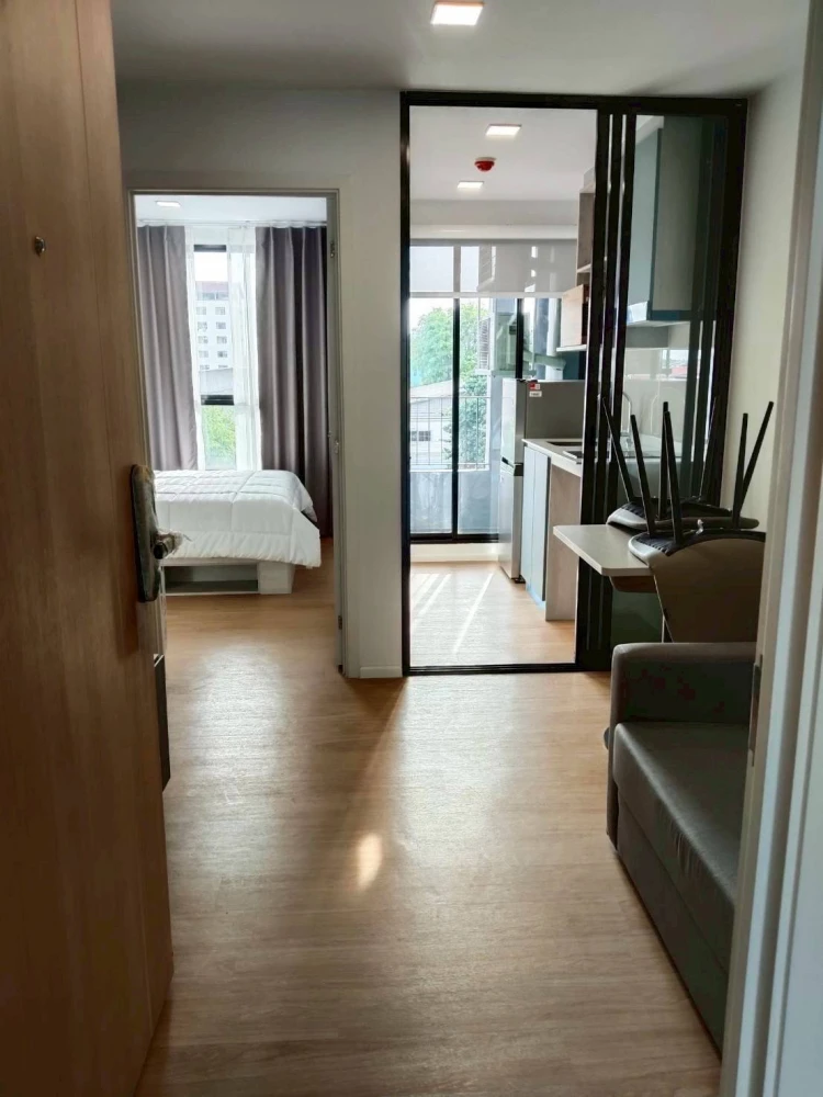 For rent!! Atmoz Canal Rangsit, 5th floor, Building C, canal view, beautiful room, fully furnished, ready to move in. Don't miss out!!