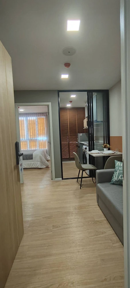For rent!! Atmoz Canal Rangsit, 6th floor, Building C, canal view, beautiful room, fully furnished, ready to move in. Don't miss out!!