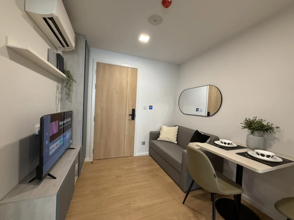 For rent!! Atmoz Canal Rangsit, 6th floor, Building D, fully furnished, ready to move in. Reserve now!!