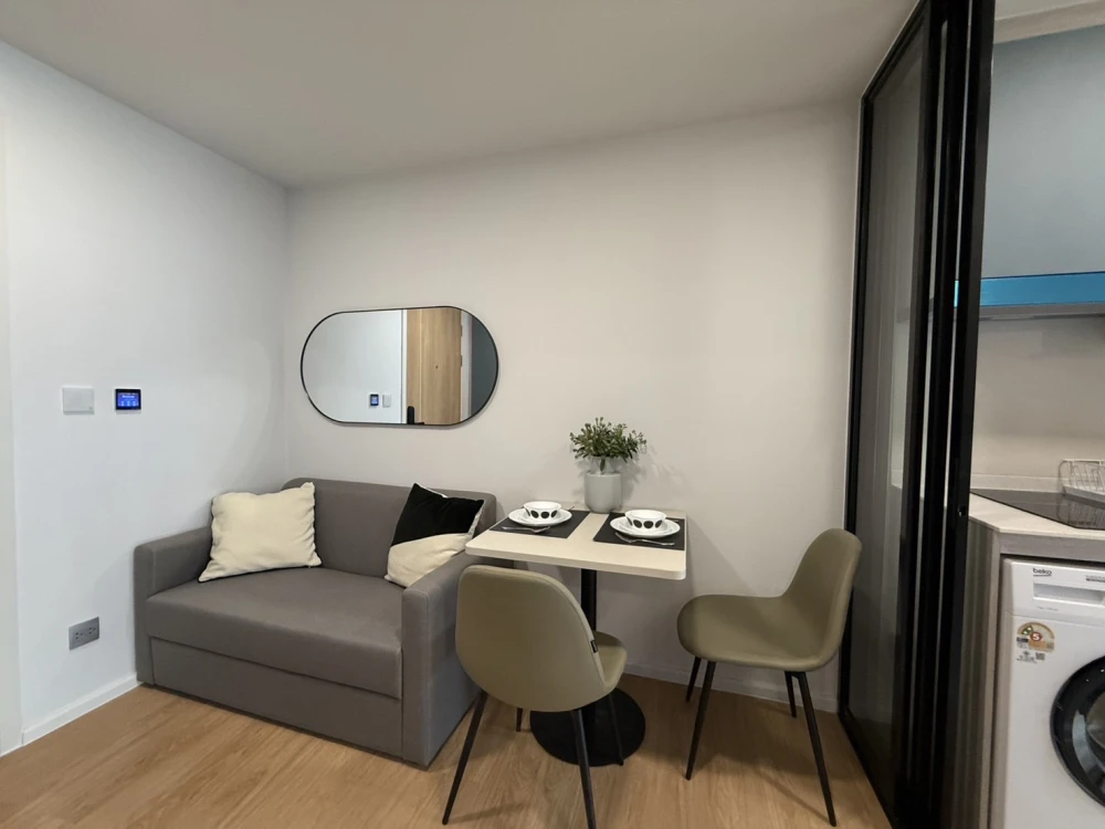 For rent!! Atmoz Canal Rangsit, 6th floor, Building D, fully furnished, ready to move in. Reserve now!!
