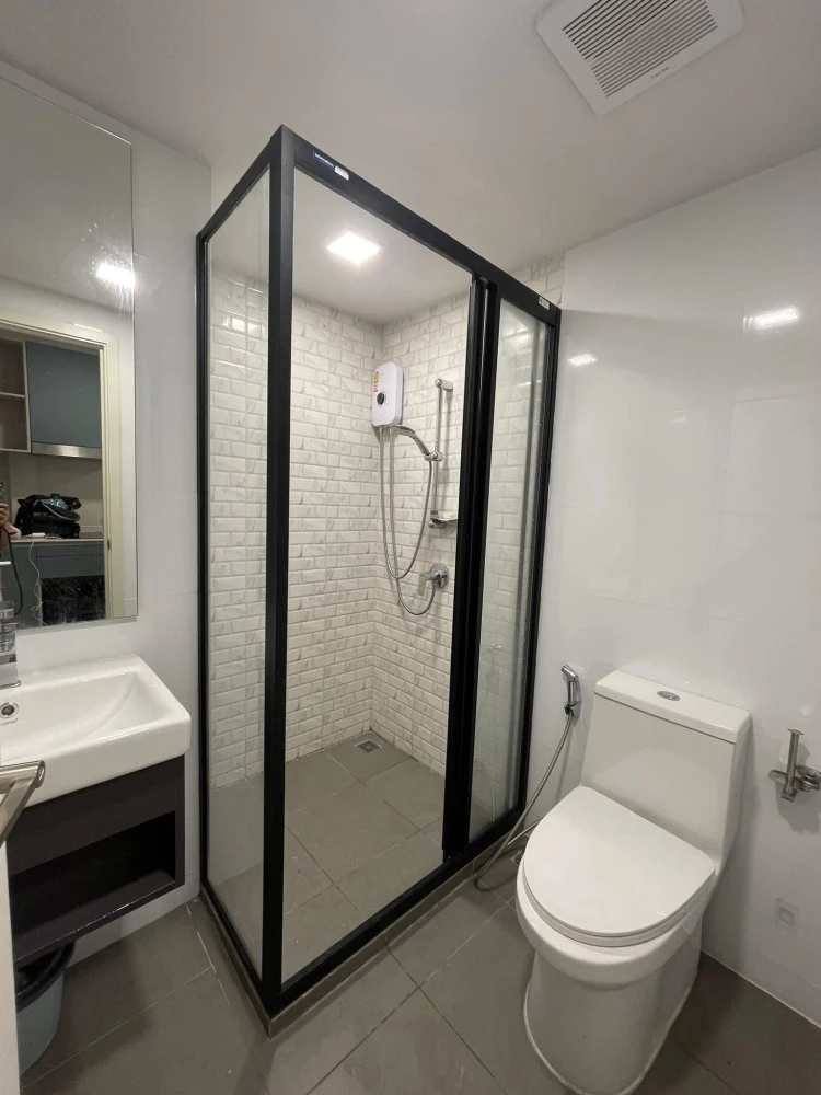 For rent: Atmoz Canal Rangsit, studio room, 4th floor, fully furnished, move in now