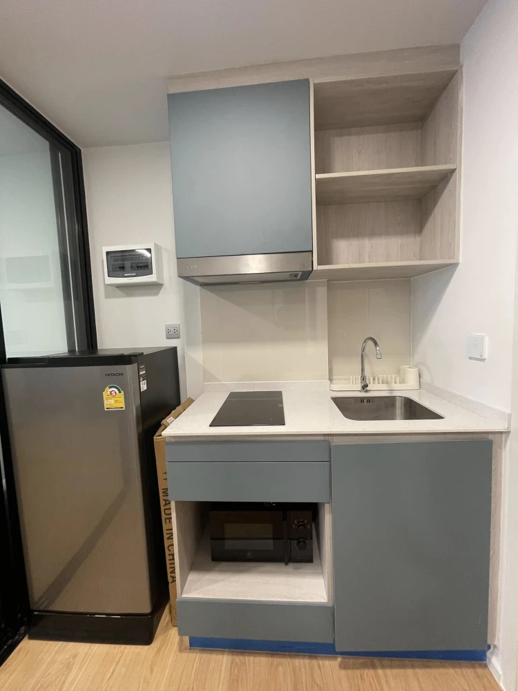 For rent: Atmoz Canal Rangsit, studio room, 4th floor, fully furnished, move in now