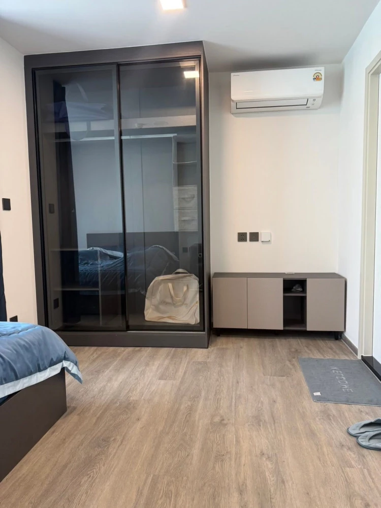 For rent: Atmoz Palacio Ladprao-Wanghin, 2nd floor, easy access to common areas, ready to move in, fully furnished with appliances.
