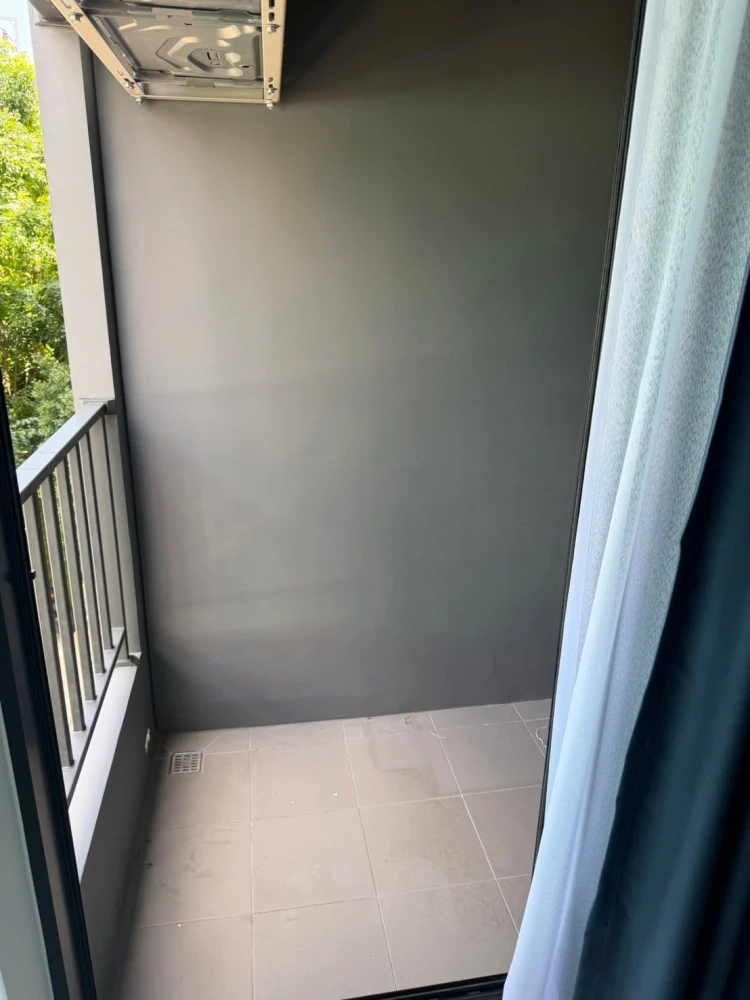 For rent: Atmoz Palacio Ladprao-Wanghin, 2nd floor, easy access to common areas, ready to move in, fully furnished with appliances.