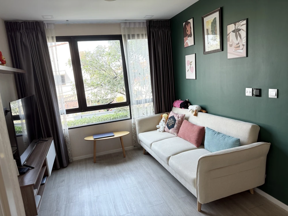 For rent: Atmoz Ladprao 71, Building B, 2nd floor, corner room, beautifully decorated, clearly divided room zones, don't miss it. images
