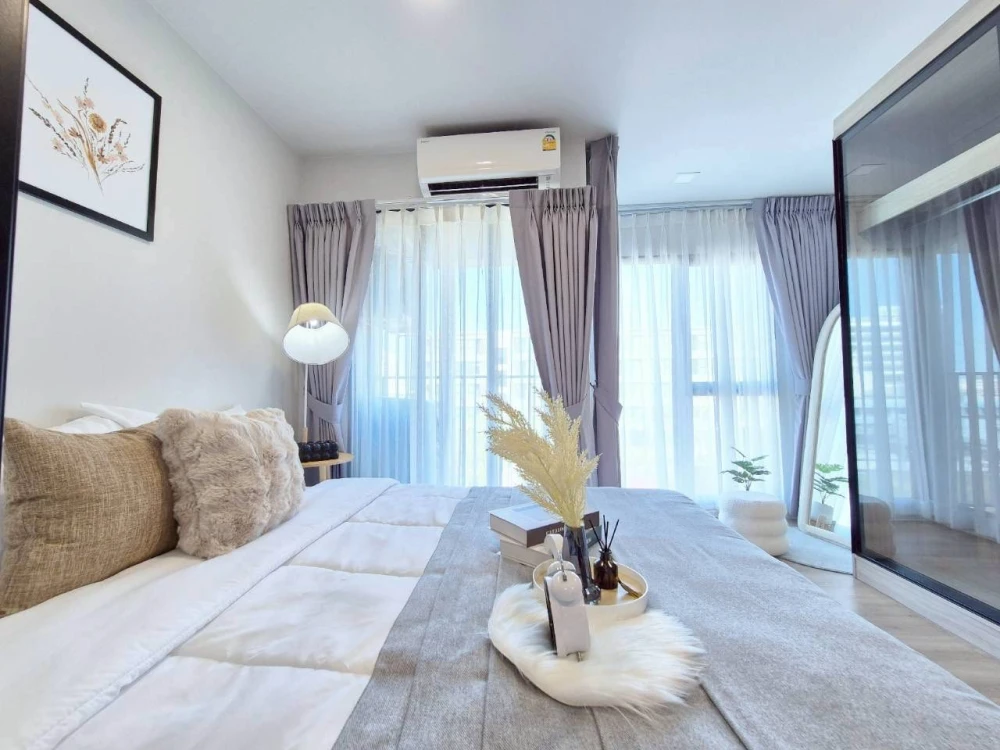 For rent: Atmoz Flow Min Buri. Ready to move in, fully furnished, complete amenities. Book now!