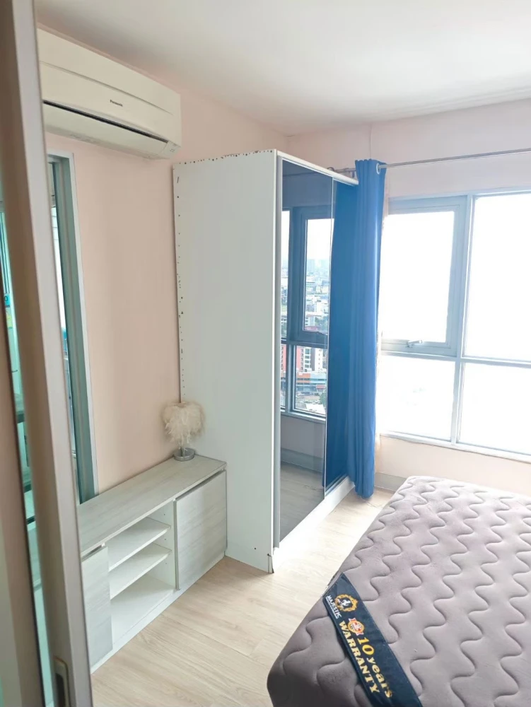 For rent: Aspire Ngamwongwan, high floor room, very good ventilation ~~ City view side, The Mall Ngam, hurry and book now.