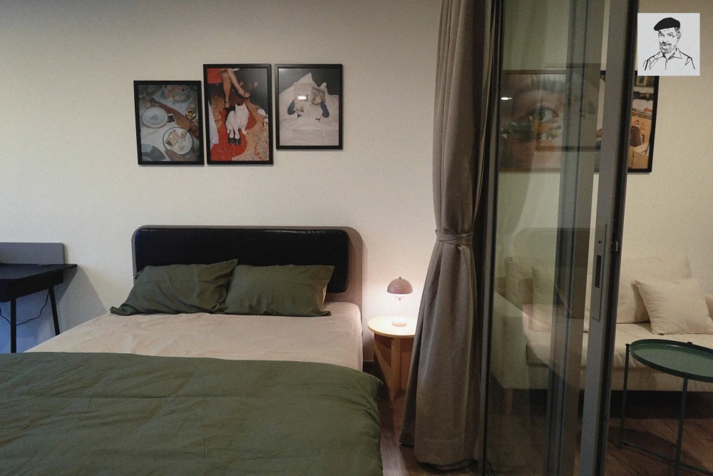 For rent: Aspire Pinklao - Arun Amarin, 5th floor, tree view, cool breeze all the time, fully furnished, must reserve now.