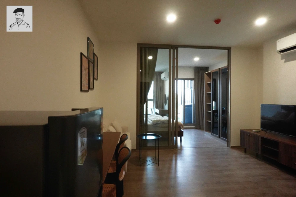 For rent: Aspire Pinklao - Arun Amarin, shady tree view, cool, not hot, fully furnished, book now.