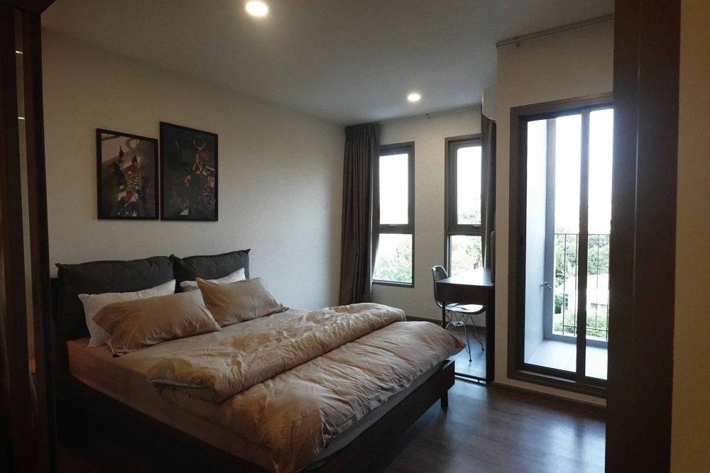 For rent: Aspire Pinklao - Arun Amarin, shady tree view, cool, not hot, fully furnished, book now.