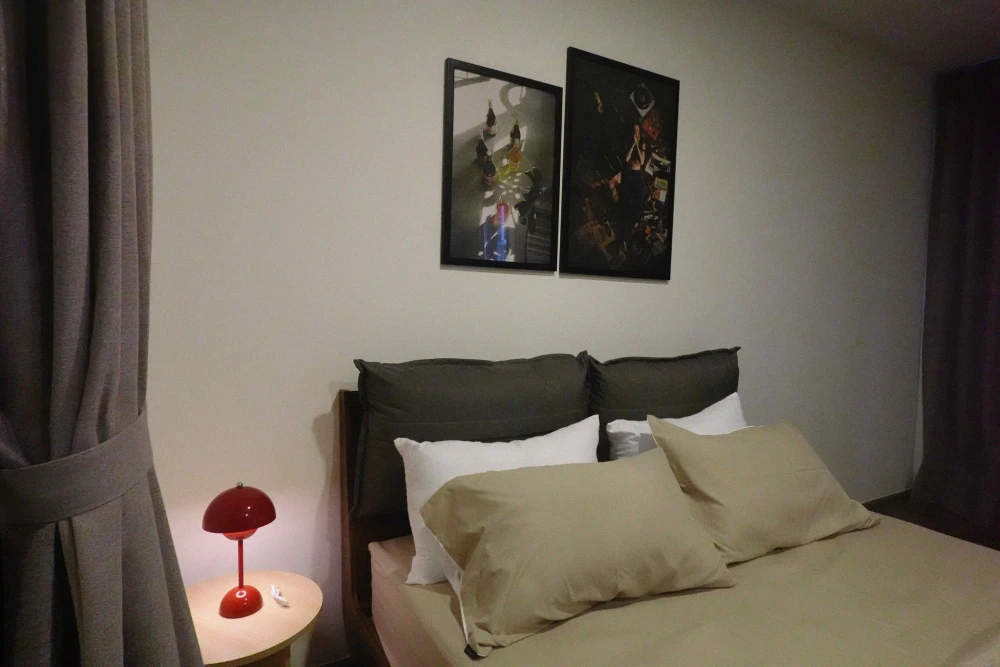 For rent: Aspire Pinklao - Arun Amarin, shady tree view, cool, not hot, fully furnished, book now.