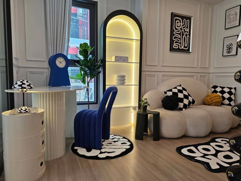 For rent, Aspire Ratchayothin, a nice room, very livable, decorated in soothing colors, fully furnished, book now!