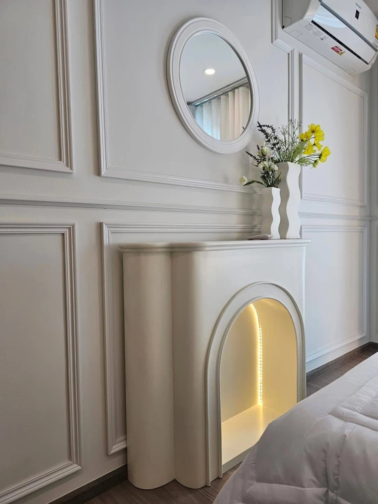 For rent, Aspire Ratchayothin, a nice room, very livable, decorated in soothing colors, fully furnished, book now!