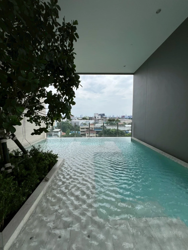 For rent, Aspire Sukhumvit - Rama 4, river view.