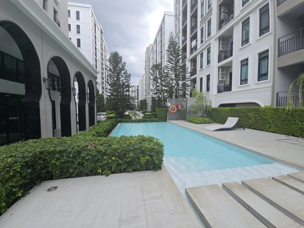 For rent: Aspire Asoke-Ratchada, beautiful room, ready to move in, good location, convenient transportation, reserve now!!