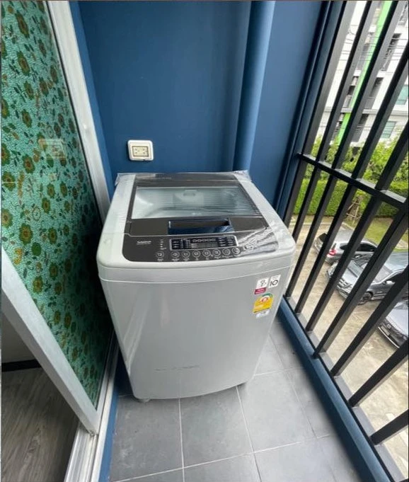 For rent: Happy Condo Don Mueang The Terminal, Building E, 3rd floor, corner room, very quiet, fully furnished, reserve now!