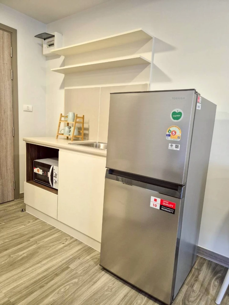 For rent: Monte Rangsit project, ready-to-move-in room, partitioned into sections, perfectly divided zones, great price, hurry and reserve before you