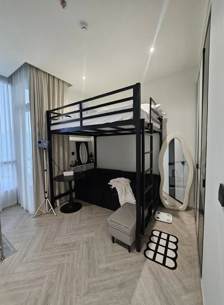 For rent: Chapter Charoen Nakhon Riverside project, fully furnished and equipped, Chao Phraya River view, reserve now!