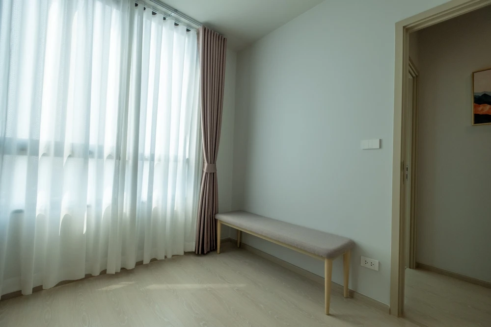 For rent!! Noble New Mega Plus Bangna, 28th floor, corner room, spacious room, fully furnished, hurry to book now, urgent!!