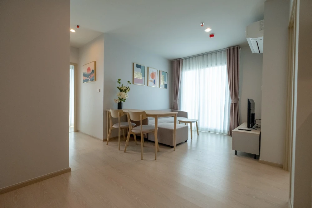 For rent!! Noble New Mega Plus Bangna, 28th floor, corner room, spacious room, fully furnished, hurry to book now, urgent!!