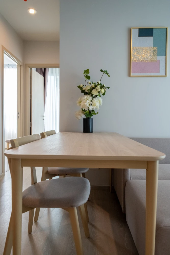For rent!! Noble New Mega Plus Bangna, 28th floor, corner room, spacious room, fully furnished, hurry to book now, urgent!!