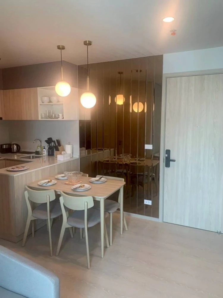 For rent!! Noble New Mega Plus Bangna, 33rd floor, fully furnished, ready to move in, hurry up and book now!!