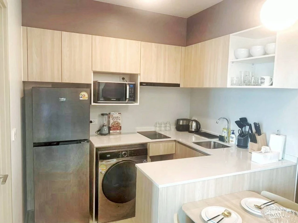 For rent!! Noble New Mega Plus Bangna, 33rd floor, fully furnished, ready to move in, hurry up and book now!!