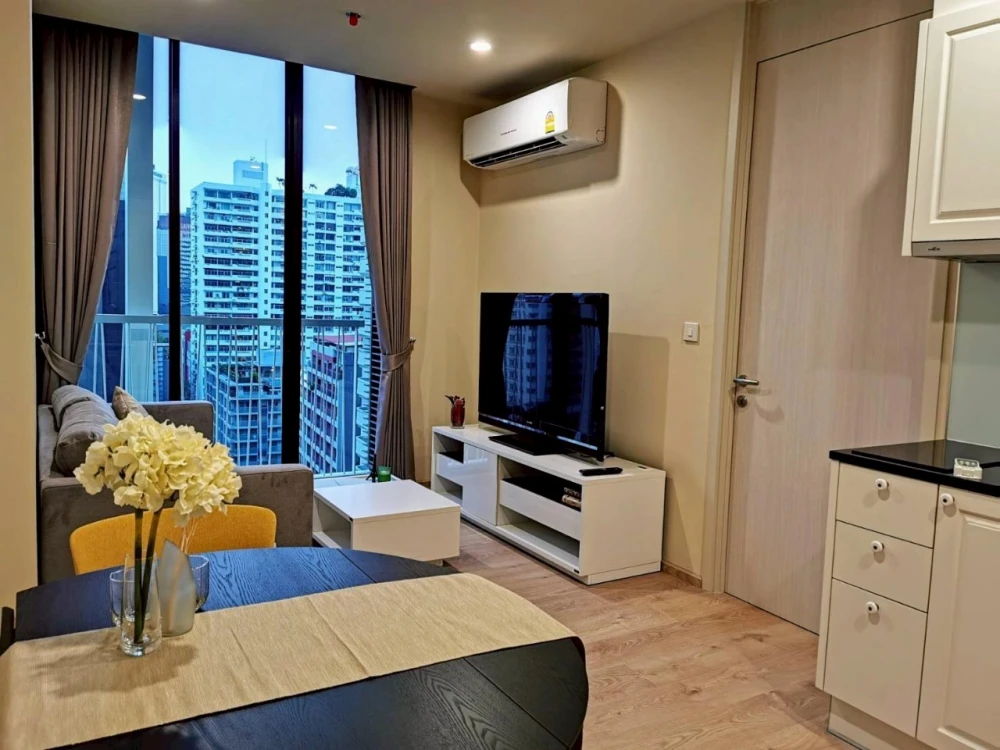 For rent: Noble Recole Sukhumvit 19, 12th floor, fully furnished, very livable. Book now! (Quickly!)