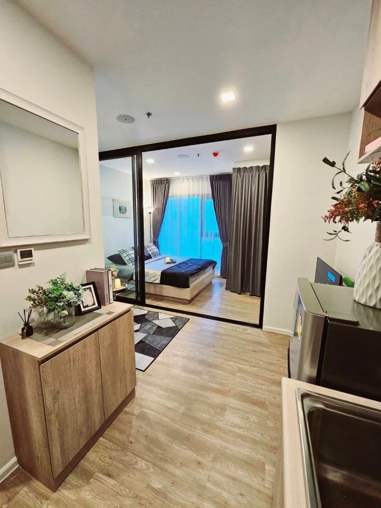 For rent: Modiz Sukhumvit 50, 7th floor, Building B, 1 bedroom, fully furnished, ready to reserve now.