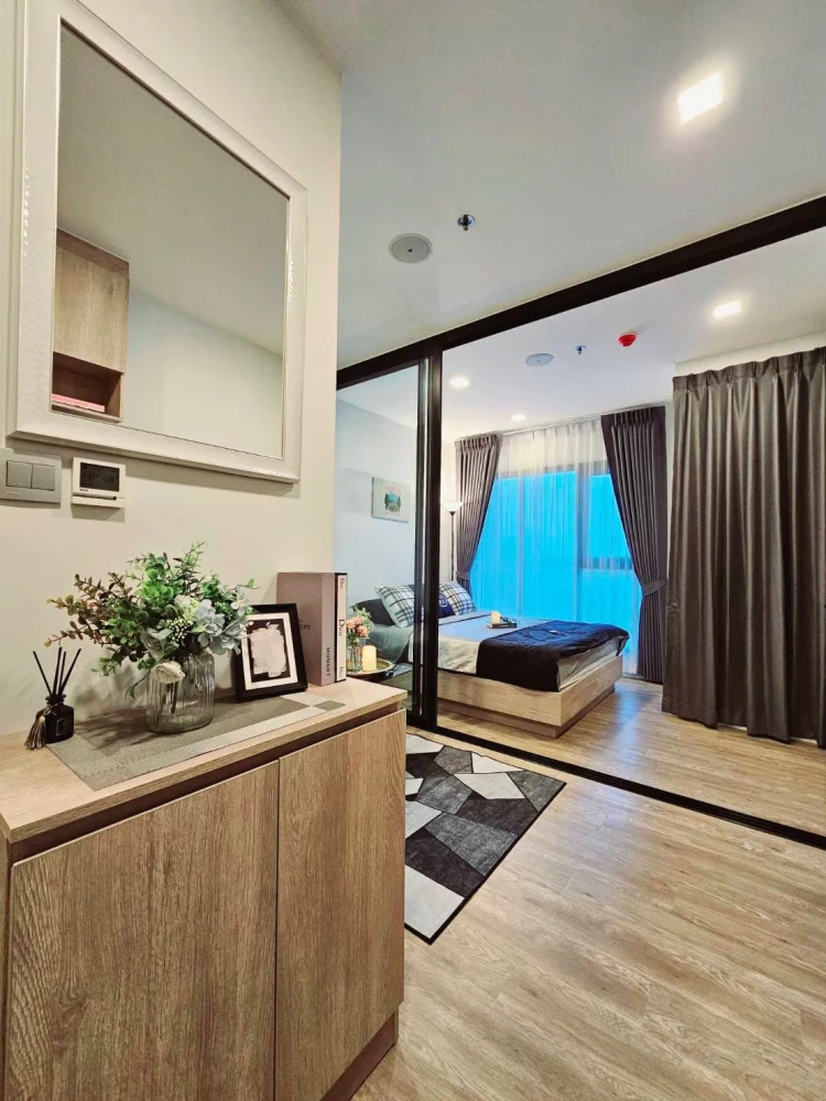 For rent: Modiz Sukhumvit 50, 7th floor, Building B, 1 bedroom, fully furnished, ready to reserve now.