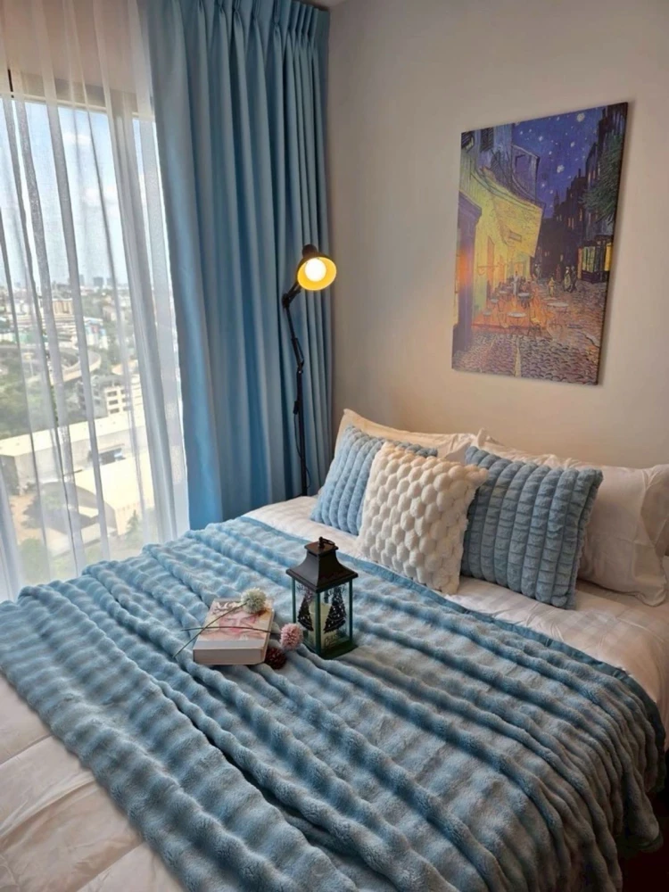 For rent, Modiz Sukhumvit 50, beautiful room, fully furnished, worth living in, book now, don't miss out, hurry!