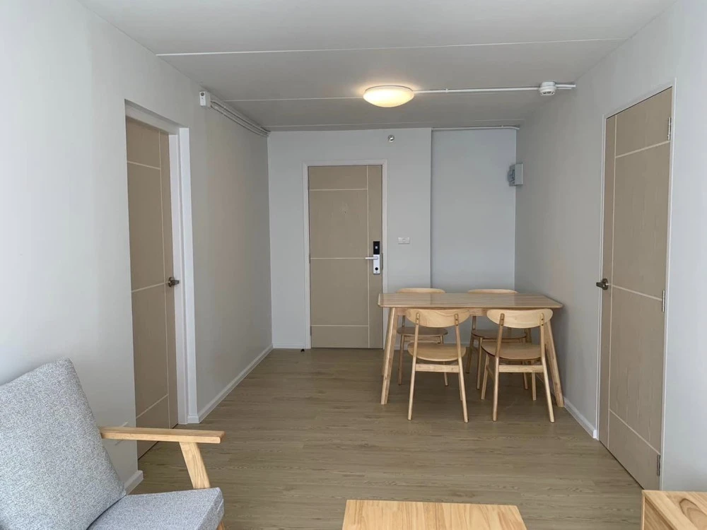 For rent, Mori Condominium, Muang Thong Thani, 5th floor, spacious room, fully furnished, ready to move in, complete, all here in one place.