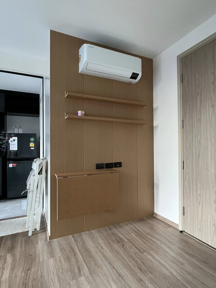 For rent, Sign Big Rama 9-Ramkhamhaeng 24, 7th floor, corner room, very private, fully furnished, ready to move in
