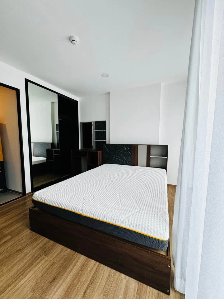 For rent: Cybic Ratchada 32, furniture in the whole room from Funibox, beautiful design, strong, well-organized, not cramped, you must book this.
