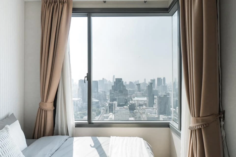 For rent: Pine by Sansiri, high floor, 35th floor, beautiful view, fully furnished, very excellent, just come and move in.