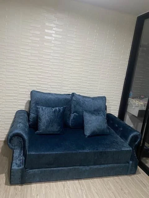 For rent, Rai Hua Mak 1, room divider, complete with furniture + electrical appliances, including washing machine. A great deal like this, you must bo