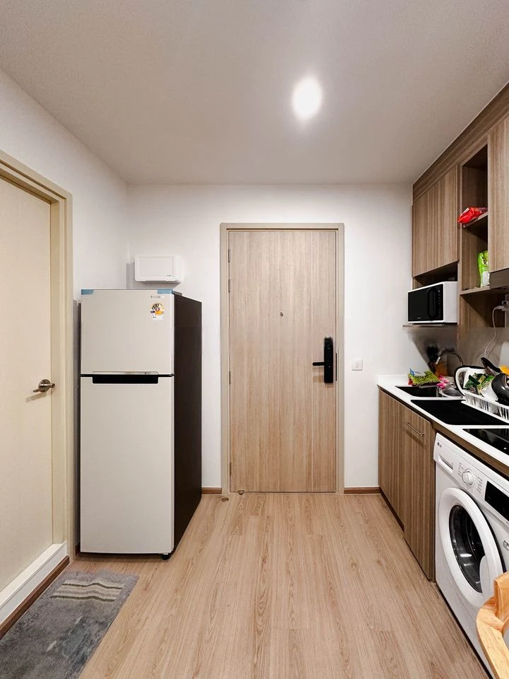 For rent: Life Rama 4 - Asoke, fully furnished, minimalist style, Bang Krachao curve view, book now!