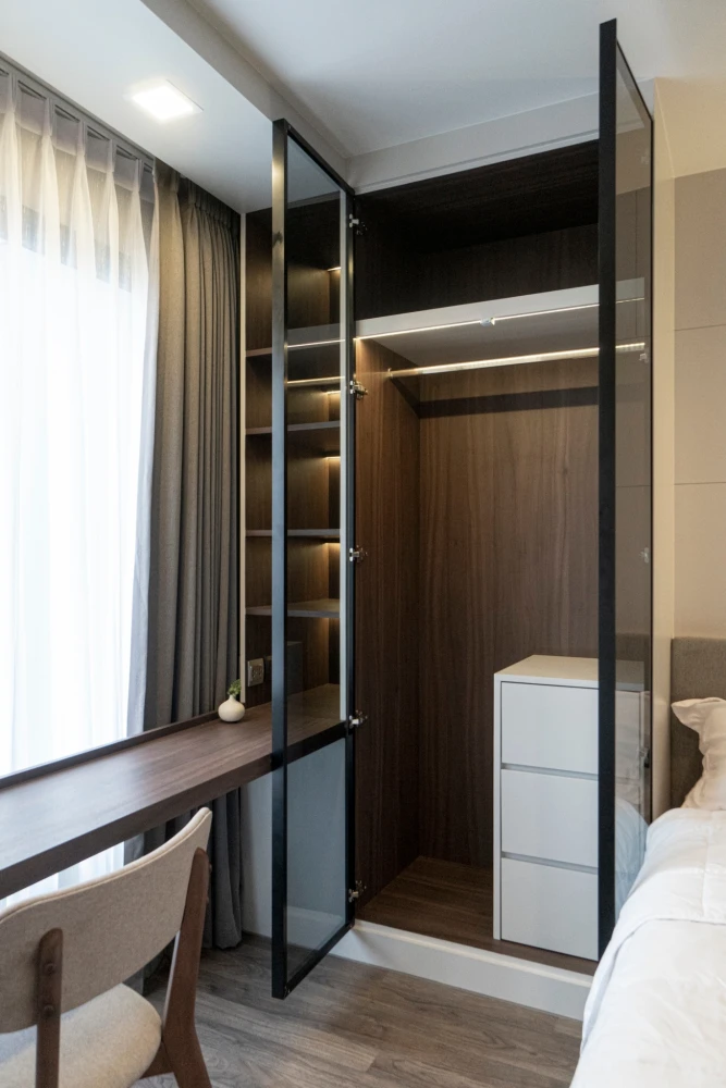 For rent: Life Ladprao Valley, 39th floor, beautiful view, beautiful room, fully furnished, very livable. Hurry and reserve now, don't miss it.