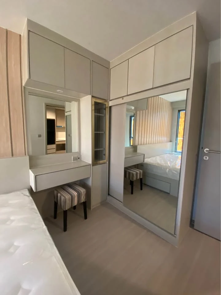 For rent: Life Ladprao, beautifully decorated room, 29th floor, high view, facilities, if you don't book, you'll regret it.