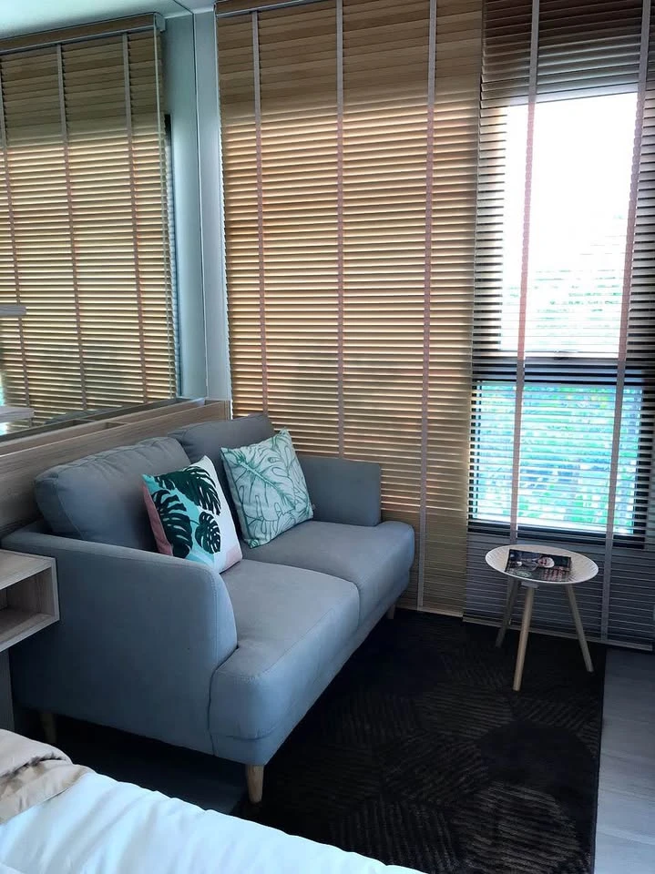 For rent: Life Sukhumvit 62, studio room, fully furnished, built-in, complete with all functions, lush garden view, hurry and reserve now!