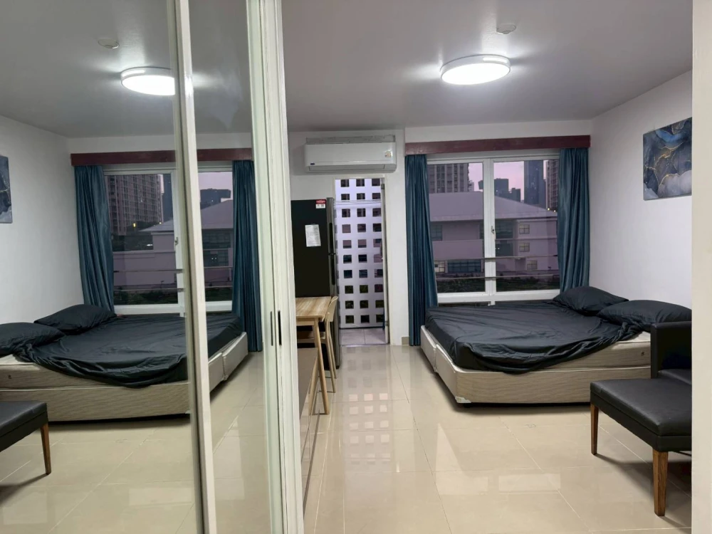 For rent: I-House Rama 9-Ekkamai, ready to move in, fully furnished, affordable price, book now, don't miss out++